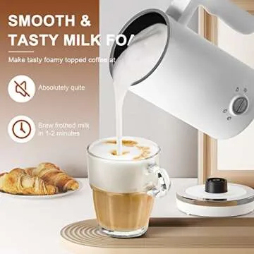 Vorbula Electric 4-in-1 Milk Frother for Coffee Lovers
