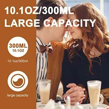 Vorbula Electric 4-in-1 Milk Frother for Coffee Lovers