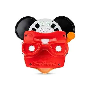 View Master Mickey Mouse Deluxe Set, Disney 100 Edition - STEM, Retro, Fun Learning Toy for Kids and Adults, Toddlers, Ages 3+