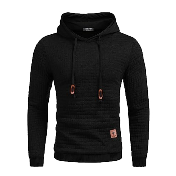 COOFANDY Hooded Sweatshirts for Men Long Sleeve Fashion Hooded Sweatshirt Gym Athletic Hoodies Solid...