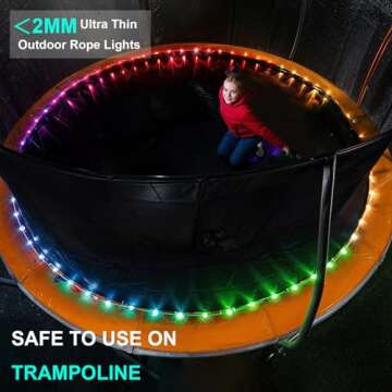 Outdoor String Lights,80 Ft Rope Lights 240 LEDs Color Changing Lights with Remote, Waterproof Lights Plug-in Outdoor Fairy Lights Twinkle Lights for Wedding, Patio, Garden, Christmas Decor,16 Color