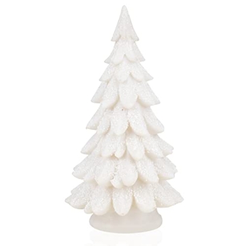 Elegant Bdor White Christmas Tree with Lights for Gifting