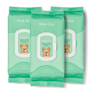 Wild One Eucalyptus Natural Dog Grooming Wipes - Gentle & Effective Cleaning Solution for Pet Owners