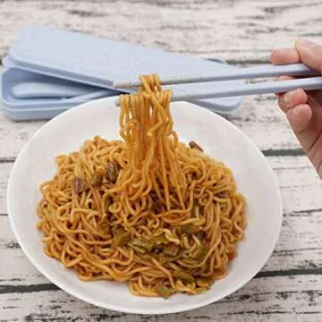 Honbay Eco-Friendly Portable Cutlery Set for Travel