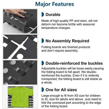 Sealegend Shirt Folding Board Shirt Folder Clothes Folding Board Durable Plastic t Shirts Clothes Laundry folders