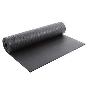 LERYG Yoga Mat Large Fitness Exercise Mat Durable, Non-Slip, Workout Mats for Home Gym Flooring Plyo...