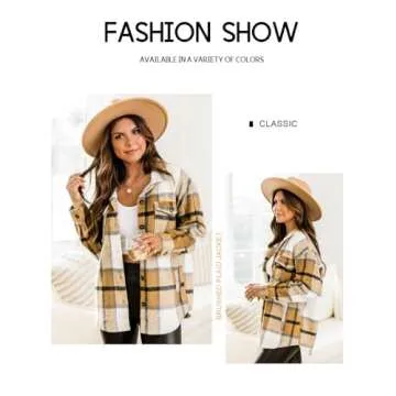 Beaully Women's Flannel Plaid Shacket for Cozy Style