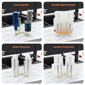 KORRTFID Collapsible Drying Rack for Efficient Kitchen Storage