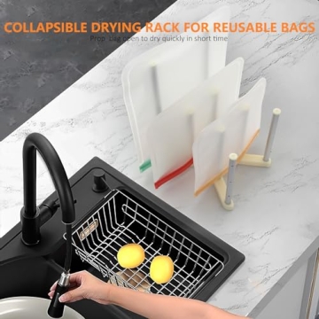 KORRTFID Collapsible Drying Rack for Efficient Kitchen Storage