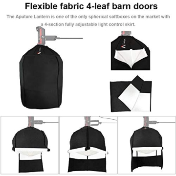 Aputure Lantern Softbox 26inch Quick-Setup for Soft Lighting