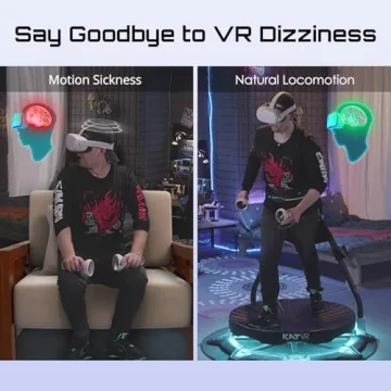 KAT Walk C2 VR Series | 360° Omnidirectional Walking Pad & Accessories for Immersive VR Gaming & Fi...