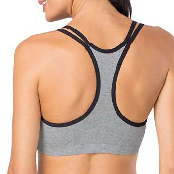 Fruit of The Loom Women's Cotton Sports Bra - 3 Pack