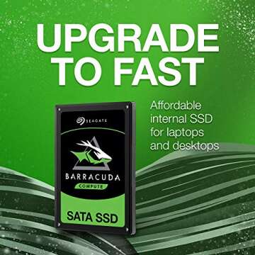 Seagate Barracuda ZA2000CM10002 2 TB Solid State Drive SATA 6 Gb/s 2.5' SSD