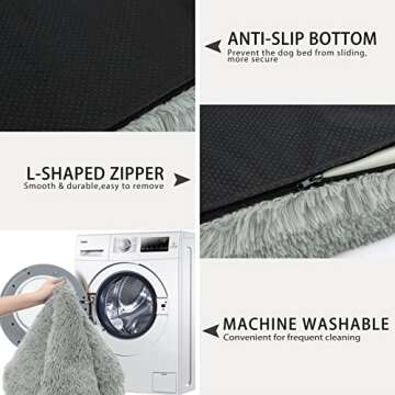 MIHIKK Large Dog Bed - Orthopedic & Waterproof Comfort