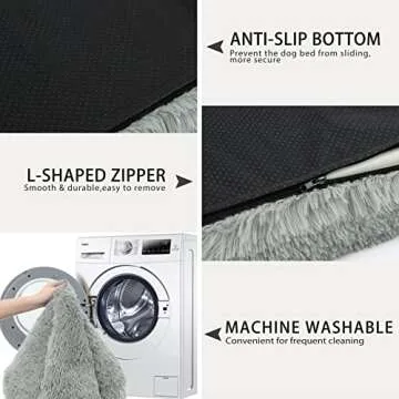 MIHIKK Large Dog Bed - Orthopedic & Waterproof Comfort