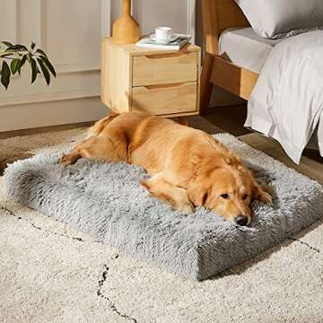 MIHIKK Large Dog Bed - Orthopedic & Waterproof Comfort