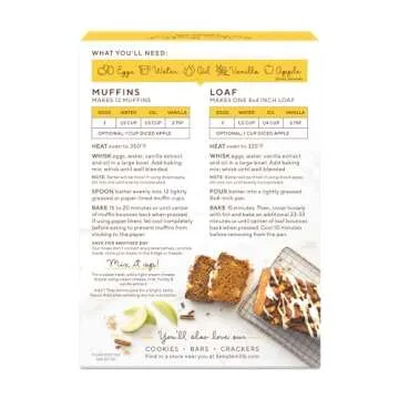 Delicious Simple Mills Apple Cinnamon Muffin & Bread Mix - 9 Oz