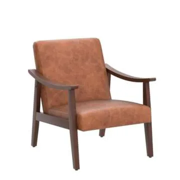 Yaheetech Mid-Century Modern Accent Chair Set of 2