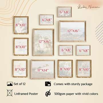 Set 12 Country Wall Art, French Botanical Art Prints, Vintage Wall Art, Vintage Art Prints, Vintage ...