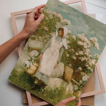 Set 12 Country Wall Art, French Botanical Art Prints, Vintage Wall Art, Vintage Art Prints, Vintage Botanical Wall Art, Flower Portrait Wall Decor, French Country Farmhouse Decor(11x14 IN UNFRAMED)