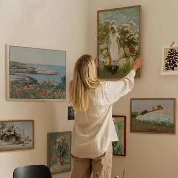 Set 12 Country Wall Art, French Botanical Art Prints, Vintage Wall Art, Vintage Art Prints, Vintage Botanical Wall Art, Flower Portrait Wall Decor, French Country Farmhouse Decor(11x14 IN UNFRAMED)