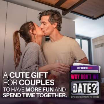 Why Don't We - Scratch off Date Ideas - Fun Anniversary wedding Gift: 52 Fun & Romantic date night idea for couples. Unique Couples gift for birthdays & newlyweds.