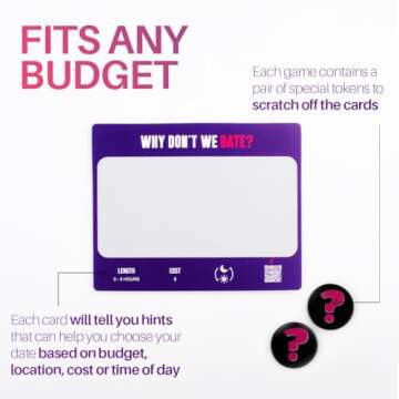 Why Don't We - Scratch off Date Ideas - Fun Anniversary wedding Gift: 52 Fun & Romantic date night idea for couples. Unique Couples gift for birthdays & newlyweds.