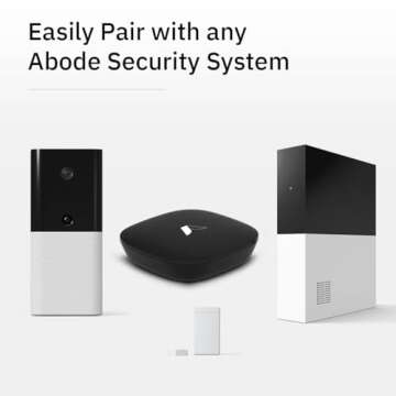Abode Mini Door/Window Sensor | Be Alerted to Doors & Windows Opening and Closing | Works with Apple HomeKit | Requires Abode Hub