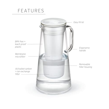 LifeStraw Home 10-Cup BPA Free Water Filter