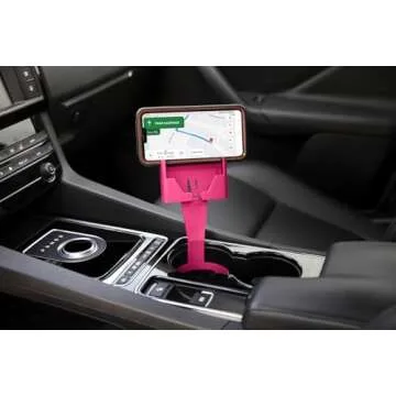 Adjustable Cell Phone Cup Holder - Secure & Stylish
