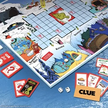 CLUE The Grinch Mystery Game Holiday Theft Whoville Fun