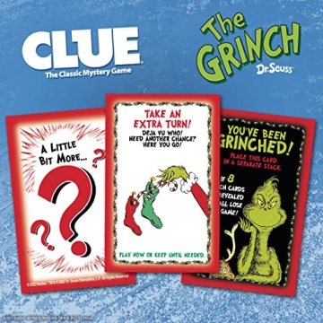 CLUE The Grinch Mystery Game Holiday Theft Whoville Fun