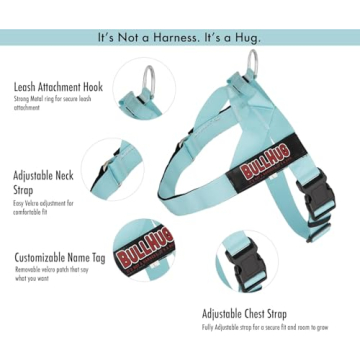 BULLHUG No Pull, No Choke Dog Harness - Safety & Comfort