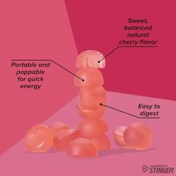 Honey Stinger Cherry Blossom Energy Chews for Active Lifestyles