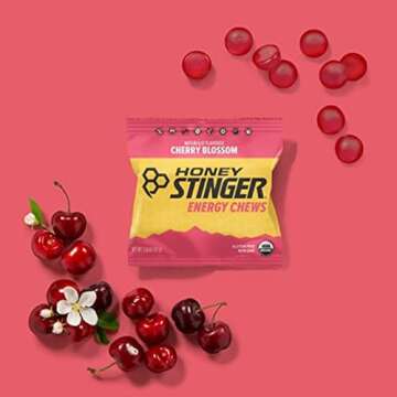 Honey Stinger Cherry Blossom Energy Chews for Active Lifestyles