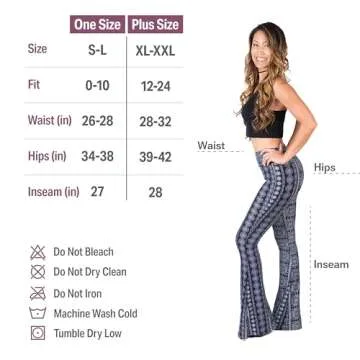 Stylish SATINA High Waisted Flare Leggings for Women