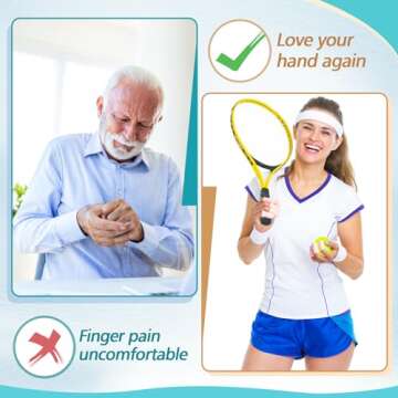 Pnrskter Finger Cots Finger Covers - New Material Finger Sleeves, Support Finger Protectors(8pcs) Great for Finger Arthritis, Finger Cracking, Hand Eczema and Other Finger Pain Relief(Nude, Medium)