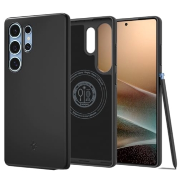Spigen Thin Fit MagFit Designed for Galaxy S25 Ultra Case [Qi2 Certified/Magnet for Galaxy] (2025) -...