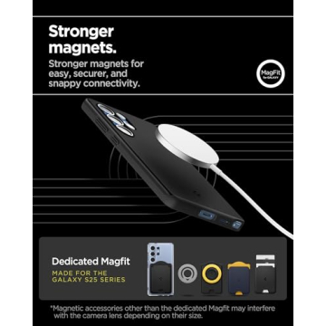 Stylish Spigen Thin Fit MagFit Case for Galaxy S25 Ultra