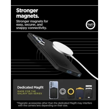 Stylish Spigen Thin Fit MagFit Case for Galaxy S25 Ultra