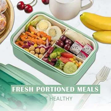 LOVINA Bento Box for Healthy Meals On-the-Go