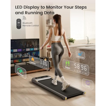 ULEVO Walking Pad Treadmill for Home Office Fitness