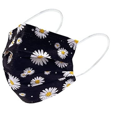 Everydayspecial 3 Layer Flower Print Masks for Adults