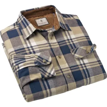 Legendary Whitetails Men's Flannel Shirt, Shale, Large