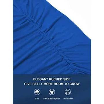 Jezero Women's Off Shoulder Maternity Dress for Baby Shower