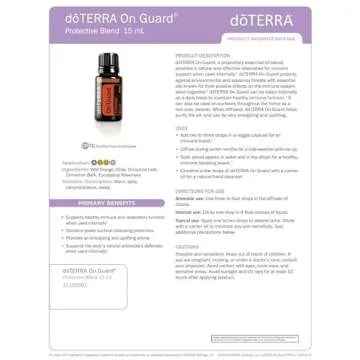 doTERRA On Guard Essential Oil 15ml | Immune Support & Freshness