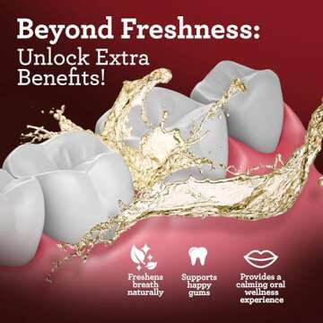 GuruNanda Ashwagandha Oil Pulling with Neem, & Pure Essential Oils Travel Size (3 Fl Oz) - Ayurveda-Inspired Formula for Daily Oral Care - Alcohol & Fluoride Free