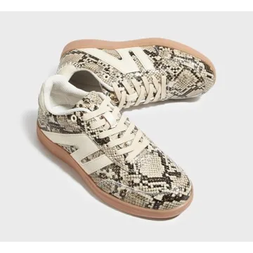 Suede & Leather Lucky Step Retro Sneakers for Women