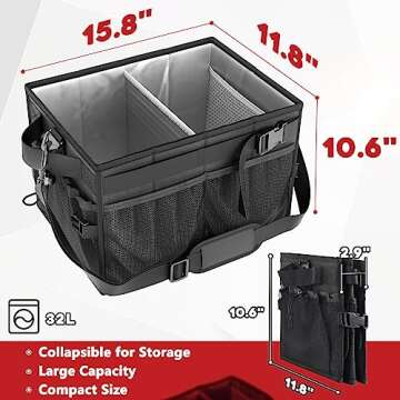 FANGSUN Grill Caddy for Easy Outdoor Cooking Organization