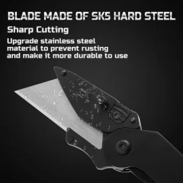 Lichamp 6 Pack Utility Knife Set with Quick Change Blades